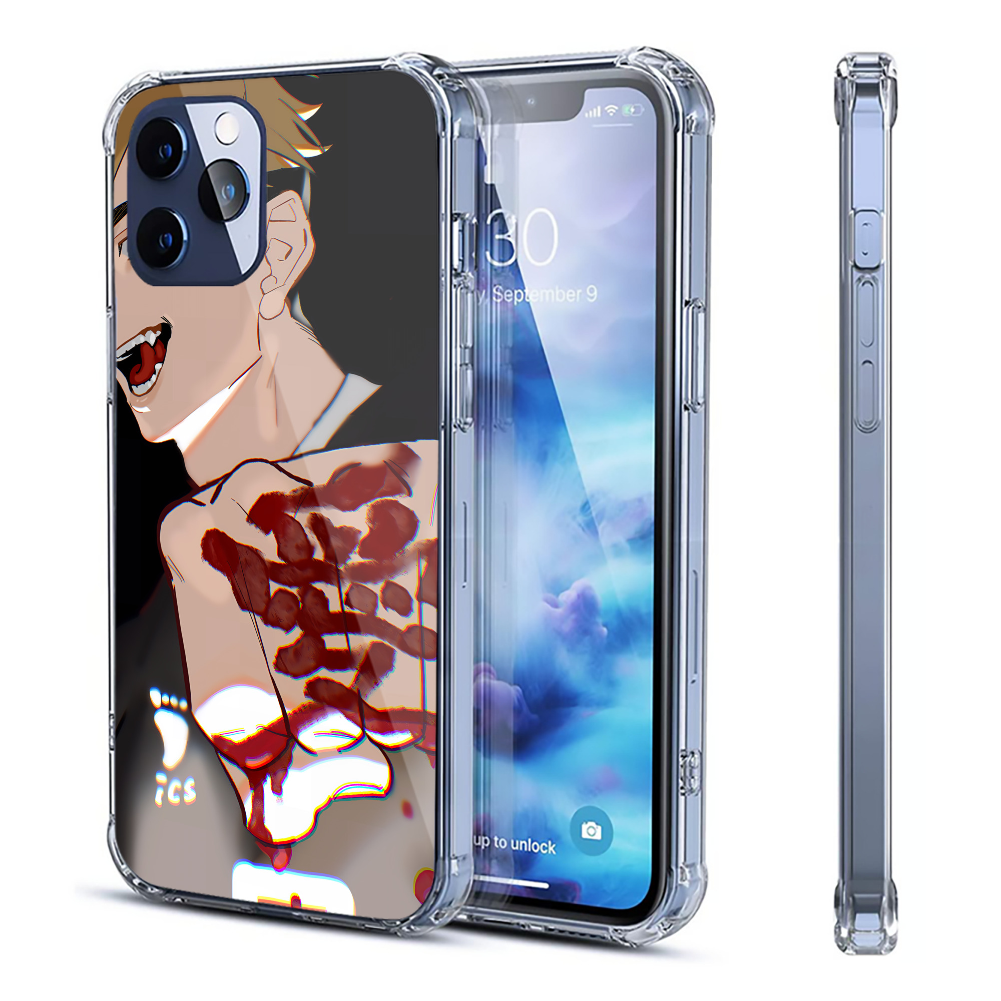 （画像用） ハイキュー!! Haikyu!! 【iPhone 12シリーズ対応】透明スマホケース（クリアソフトケース）